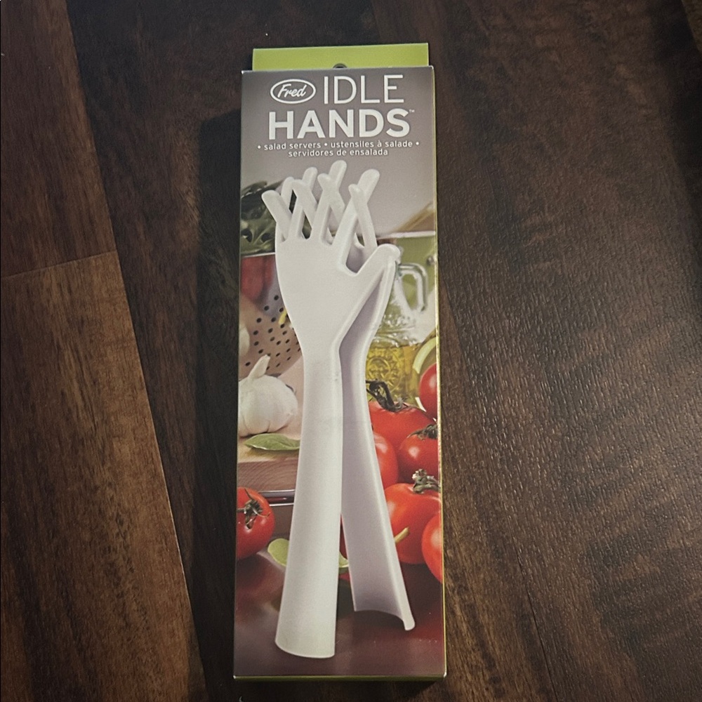 Fred White Idle Hands Salad Utensils